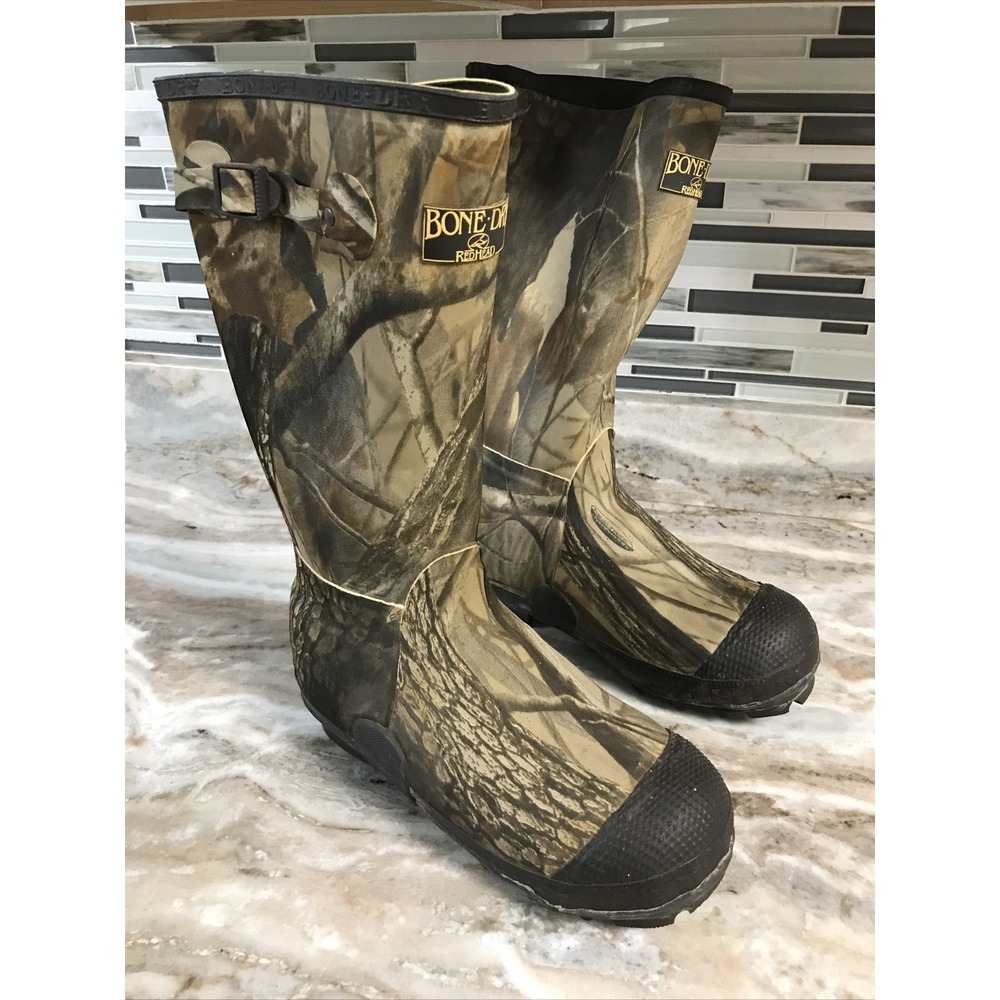 Bone Dry Waterproof Rubber 1000 grams Thinsulate Boots Steel Shank Men's Sz 8